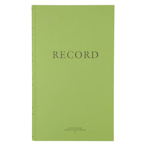 Green Military Log Book, Record Book, Memorandum Book — 8 1/2" x 14" — NSN 7530-00-286-8363