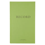 Green Military Log Book, Record Book, Memorandum Book — 8 1/2" x 14" — NSN 7530-00-286-8363