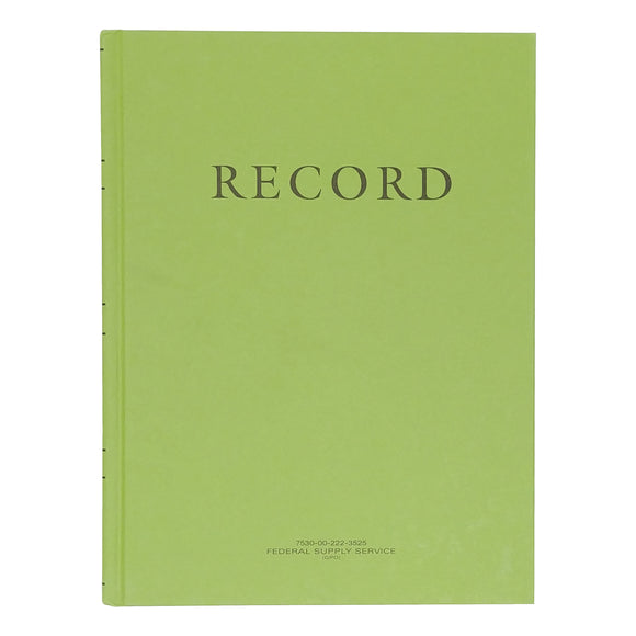 Green Military Log Book, Record Book, Memorandum Book — 8
